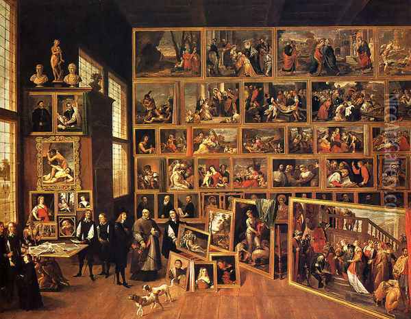 The Archduke Leopold - Wilhelm's Studio Oil Painting - David The Younger Teniers