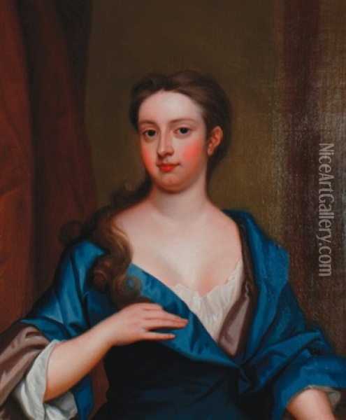 Portrait Of Dorothy Walpole Oil Painting - Charles Jervas