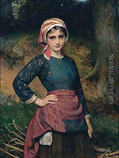 The Wood Gather Oil Painting - Charles Sillem Lidderdale