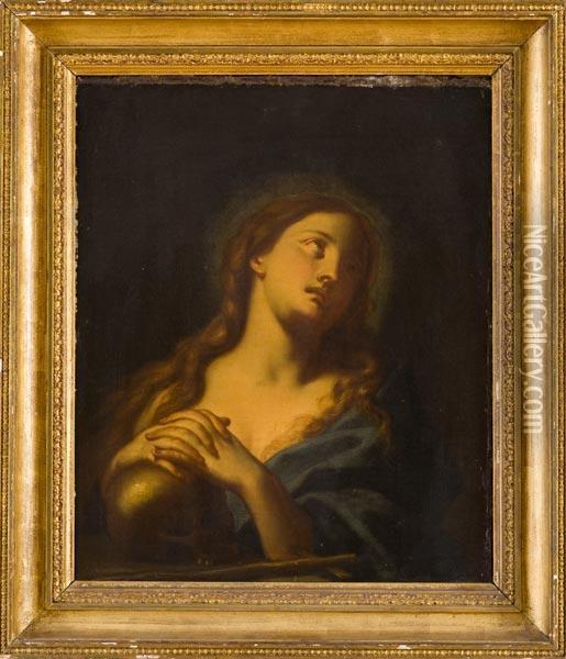 Maddalena Oil Painting - Francesco Trevisani