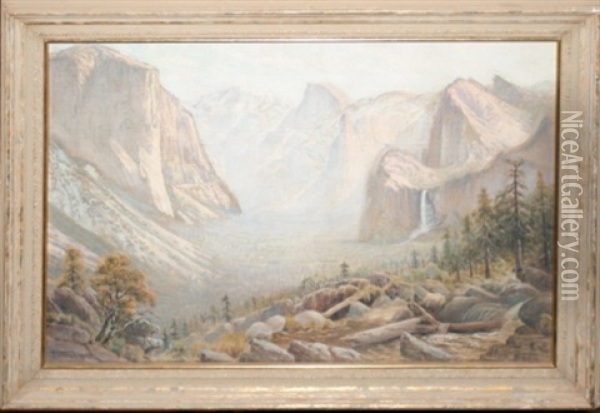 Inspiration Point - Yosemite Oil Painting - Jack Wisby