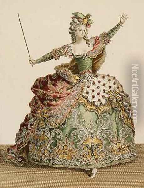 Costume for Medea in the opera Jason and Medea Oil Painting - Jean-Baptiste Martin