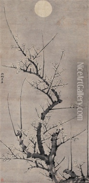 Plum Flower Oil Painting -  Liu Shiru