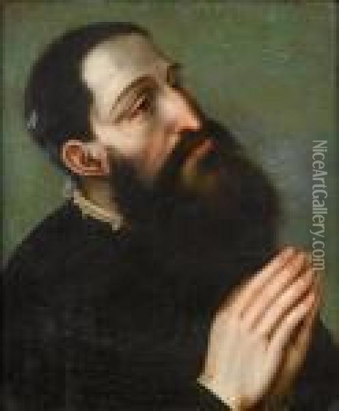 A Donor In Prayer Oil Painting - Lucas The Elder Cranach