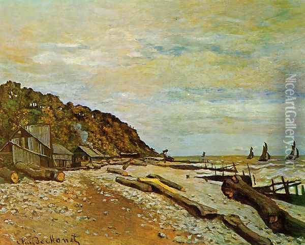 Boatyard Near Honfleur Oil Painting - Claude Oscar Monet