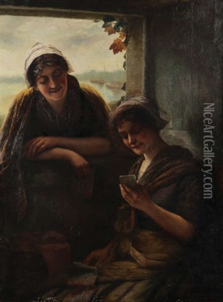 Deux Filles Du Zeelande Oil Painting - Henri Timmermans