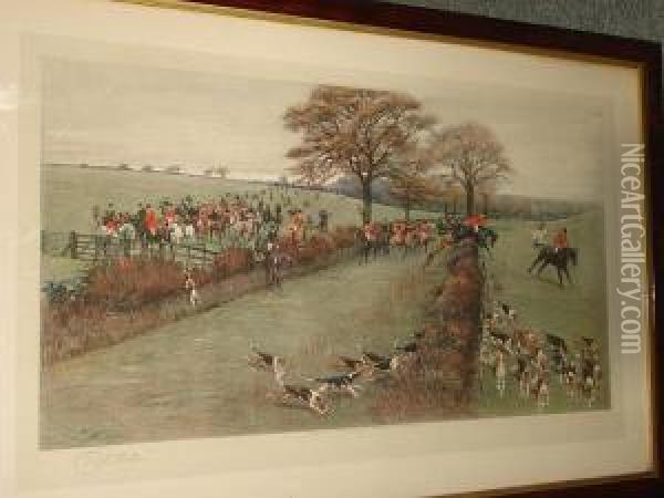 Hunting Scenes Oil Painting - Cecil Charles Aldin