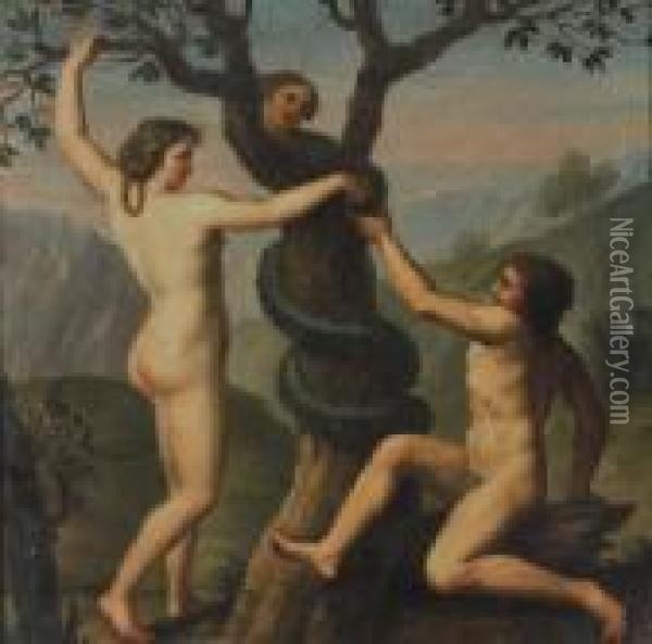 Storia Di Adamo Ed Eva Oil Painting - Andrea, the Elder Appiani