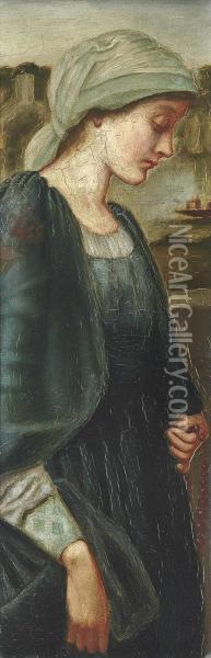 Flamma Vestalis Oil Painting - Sir Edward Coley Burne-Jones