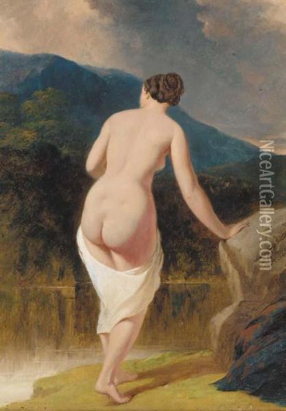 The Silent Pool Oil Painting - William Etty