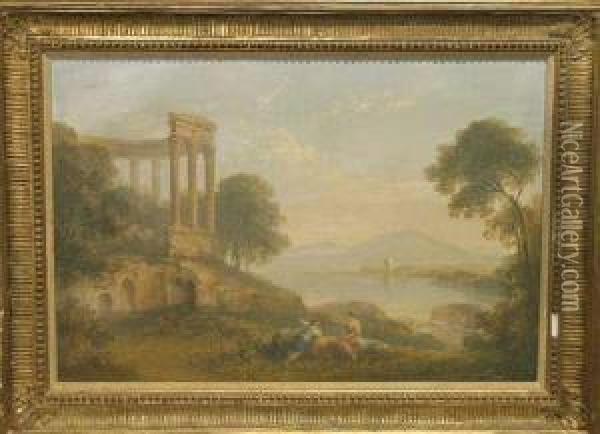 Classical Landscape Oil Painting - William P. Sherlock