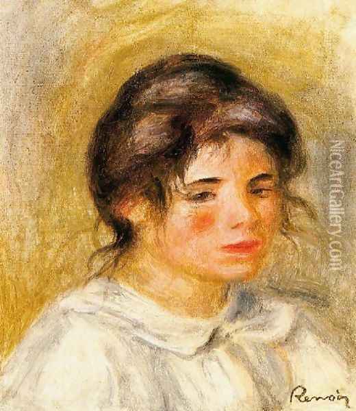 Portrait Of Gabrielle Oil Painting - Pierre Auguste Renoir