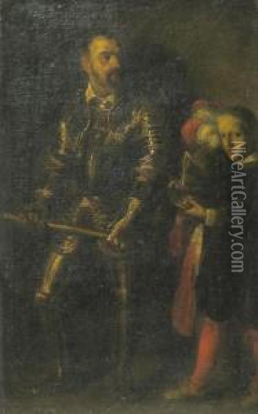 Untitled Oil Painting - Polidoro Da Caravaggio (Caldara)