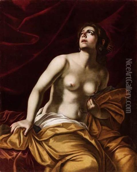 Cleopatra Oil Painting - Marulli Giuseppe