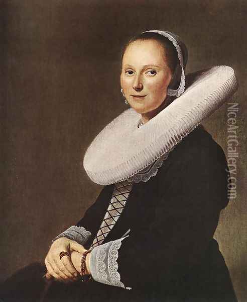 Portrait of a Woman 1644 Oil Painting - Johannes Cornelisz. Verspronck