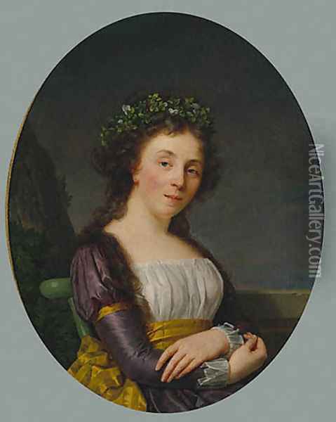 Portrait of Madame Joubert Oil Painting - Francois-Xavier Fabre