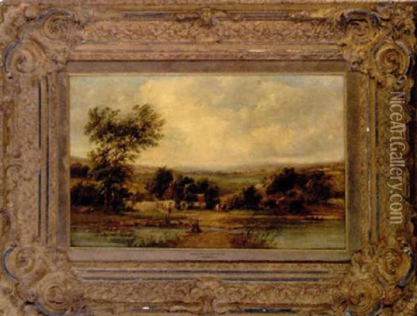Bakewell, Derbyshire Oil Painting - Thomas Creswick