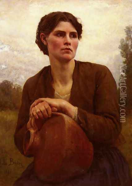 The Water Carrier Oil Painting - Jules Breton