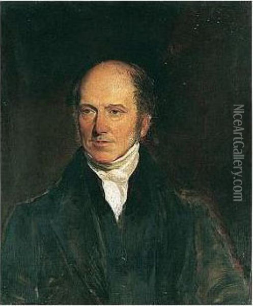 Portrait Of Thomas Richmond 1771-1837 Oil Painting - George Richmond