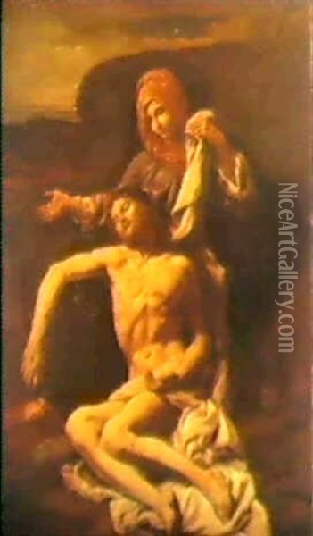La Ddeposizione Di Cristo Oil Painting - Giovanni Lanfranco