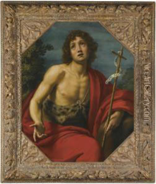 Saint John The Baptist Oil Painting - Matteo Rosselli