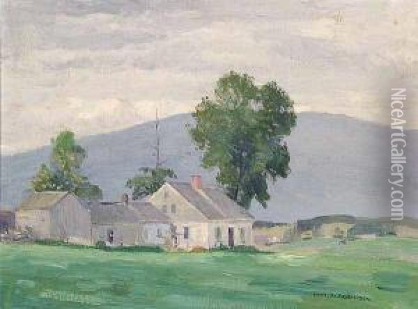 The Homestead, Gloucester, Massachusetts Oil Painting - William S. Robinson