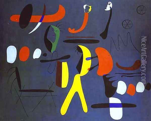 Painting 1933a Oil Painting - Joaquin Miro