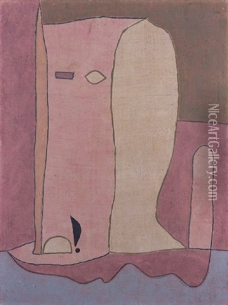 Gartenfigur Oil Painting - Paul Klee