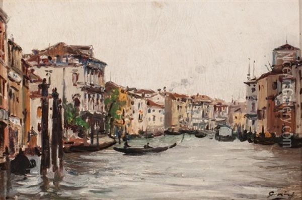 Venecia Oil Painting - Gaspar Miro Lleo
