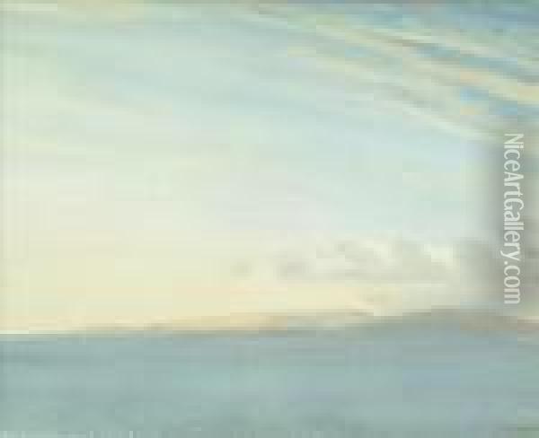 Seascape Study Oil Painting - George Clausen