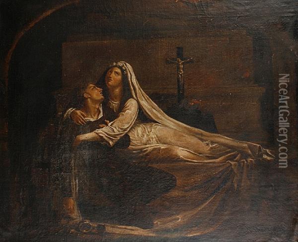Romeo And Juliet Oil Painting - Richard Westall