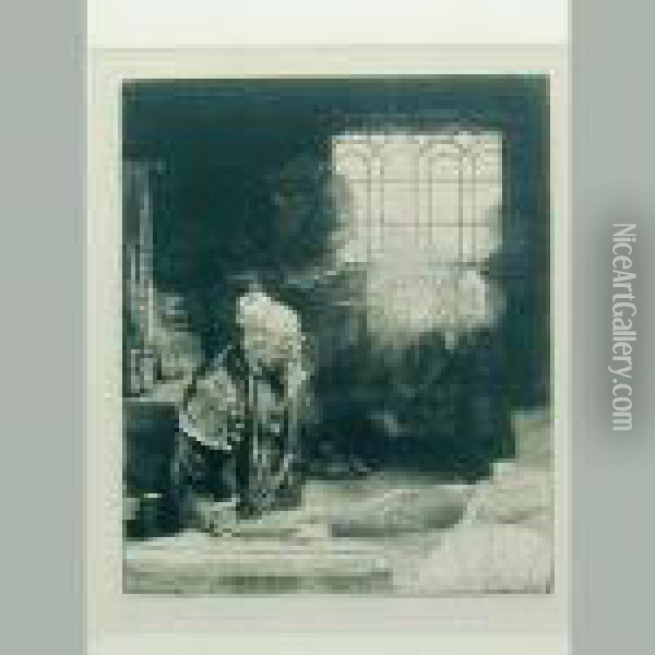 Faust Oil Painting - Rembrandt Van Rijn