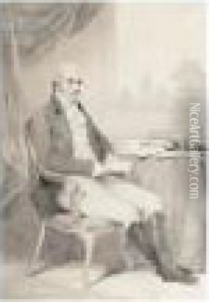 Portrait Of John Drummond Oil Painting - Henry Edridge