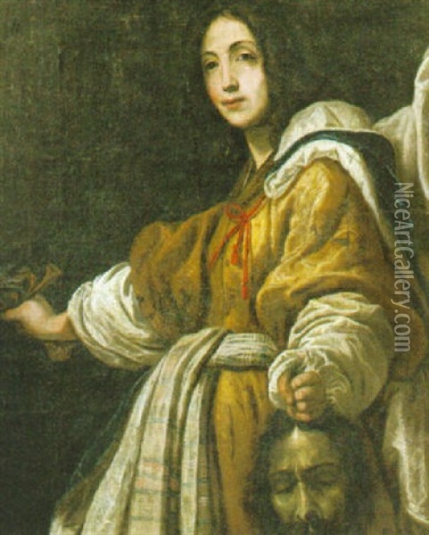 Judith Och Holofernes Oil Painting - Cristofano Allori