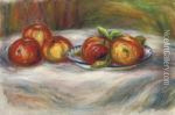 Nature Morte Aux Pommes Oil Painting - Pierre Auguste Renoir
