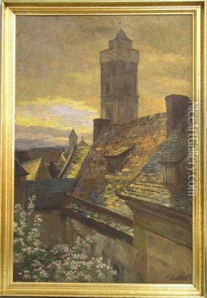 Bamberg - Obere Pfarre Oil Painting - Paul Barthel