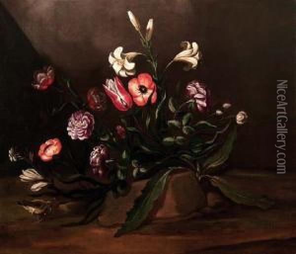 Natura Morta Oil Painting - Giuseppe Marullo