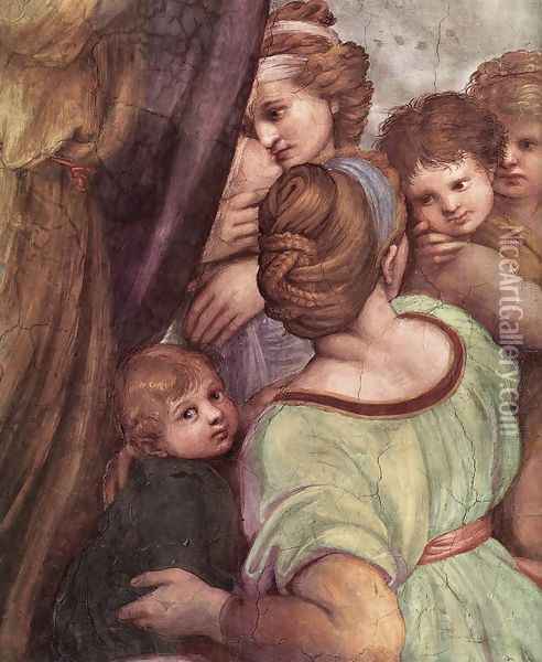 The Mass at Bolsena [detail: 4] Oil Painting - Raphael