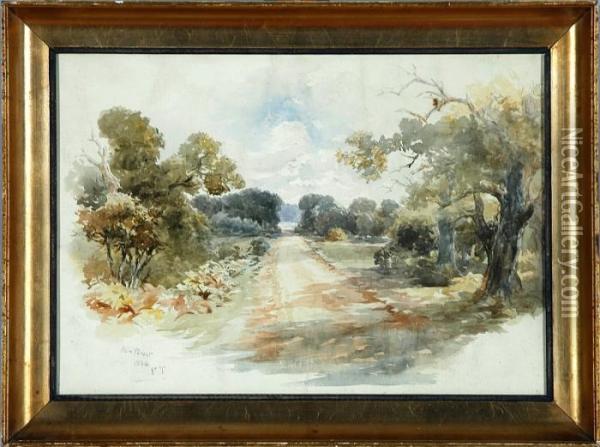 Park Scenery From New Forest Oil Painting - John Frederick Tayler