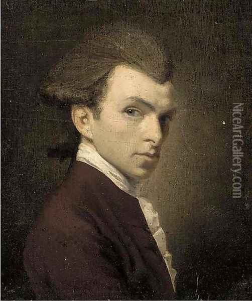 Portrait of John Harrison (1761-1812) Oil Painting - William Harrison