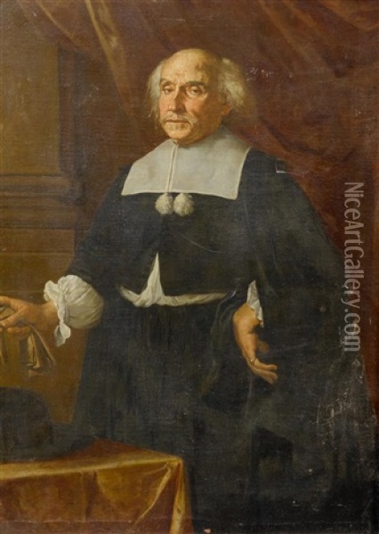 Portrat Eines Herren Oil Painting - Francesco Abbiati