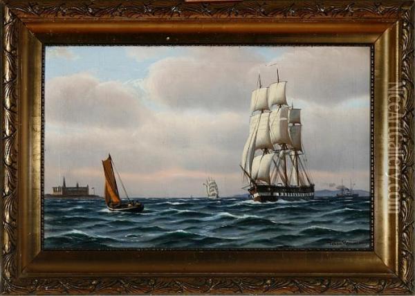 Jylland Oil Painting - Johann Jens Neumann