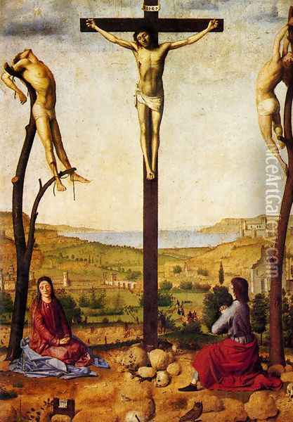 Crucifixion 2 Oil Painting - Antonello da Messina Messina