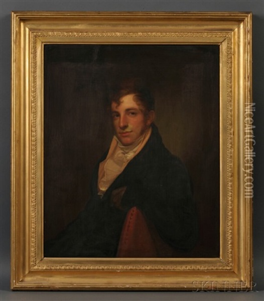 Portrait Of Philadelphia Merchant Samuel Neave Lewis (philadelphia,) Oil Painting - Rembrandt Peale