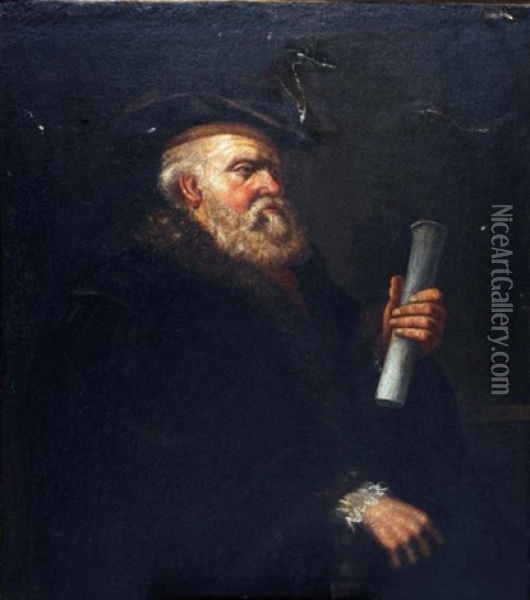 Le Philosophe Oil Painting -  Rembrandt van Rijn