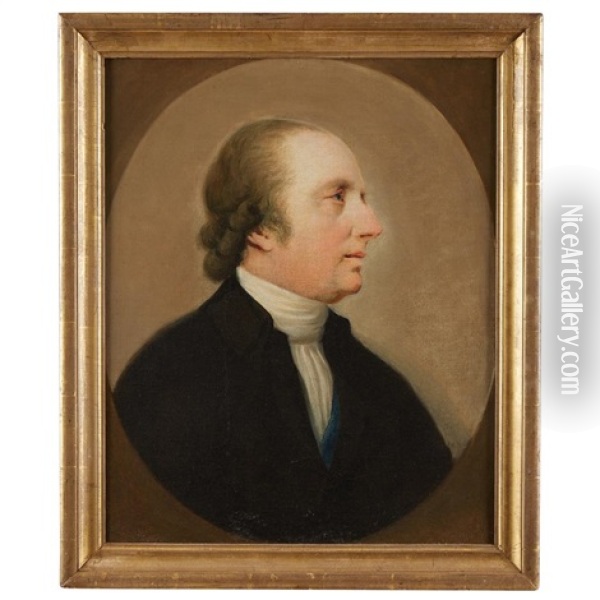 Possibly Portrait Of David Rittenhouse Oil Painting - Benjamin West