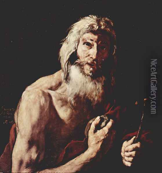 St. Jerome Oil Painting - Jusepe de Ribera