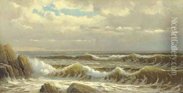 Crashing Surf Oil Painting - William Trost Richards