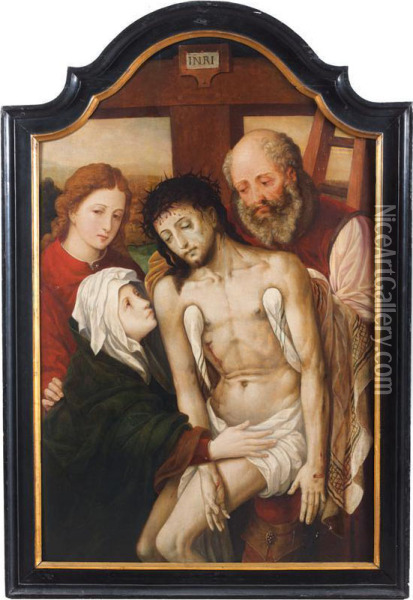 La Descente De Croix Oil Painting - Master Of The Prodigal Son
