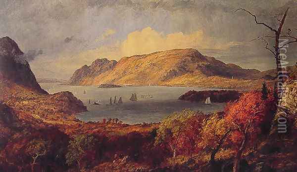Gates of the Hudson Oil Painting - Jasper Francis Cropsey